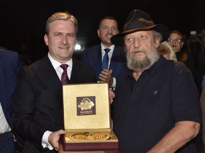 Nagrada za životno djelo uručena Petru Božoviću (Foto: Tanjug/NAFFIT) 