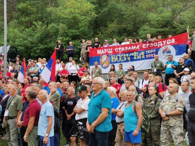 Учесници марша "Стазама егзодуса" кренули из Тумара ка Стогу