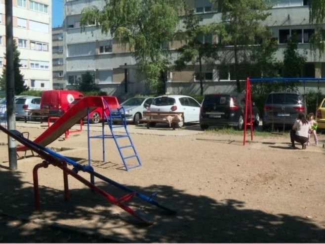 Дјечије игралиште у Обилићеву, Бањалука - Фото: РТРС