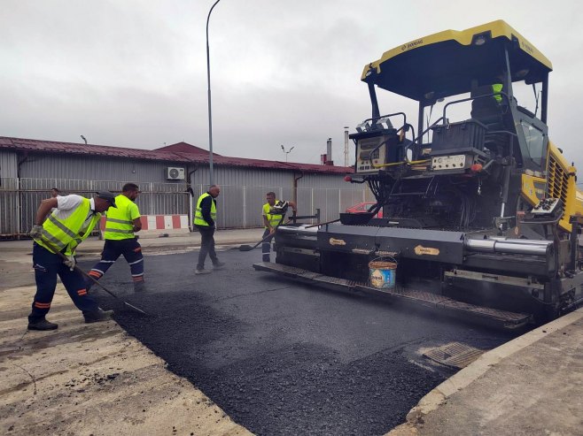 Реконструкција раскрснице на улазу у Приједор - Фото: РТРС
