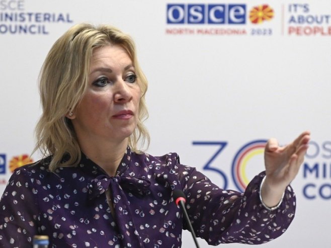 Захарова: Када Запад одлучи да уништи неку државу, дјелује без савјести