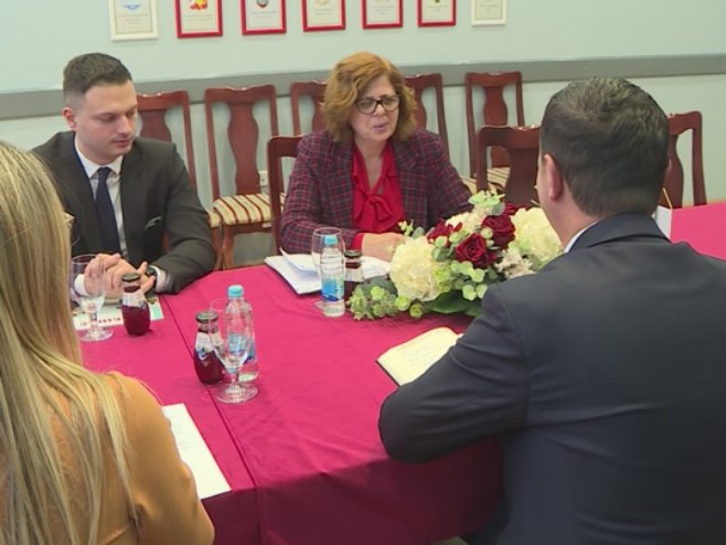 Сенка Јујић у Требињу - Фото: РТРС