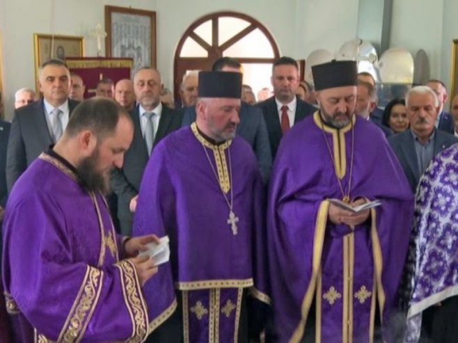 Mrkonjić Grad, parastos (Foto: RTRS)