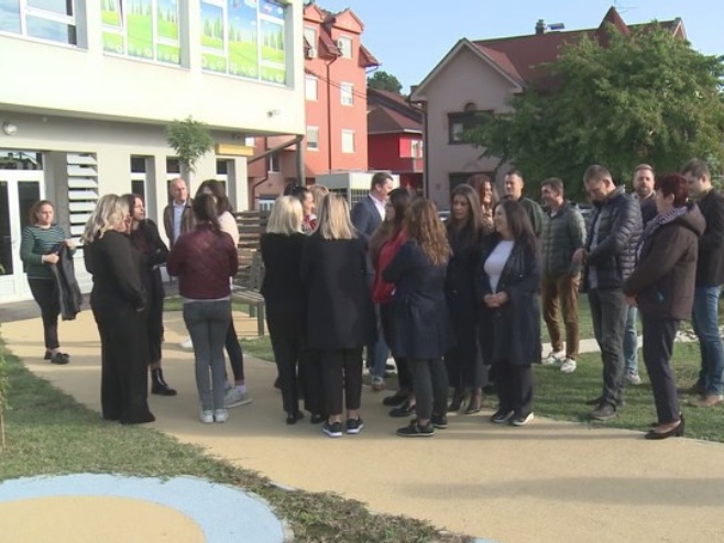 Протест у Бијељини - Фото: РТРС