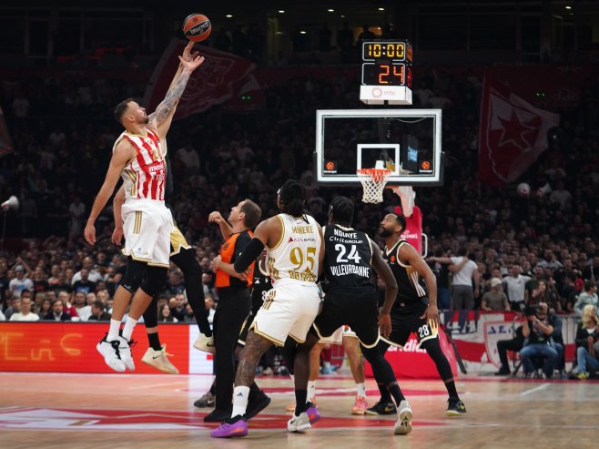 Кошаркаши Звезде убједљиви против Асвела за пети узастопни тријумф у Евролиги