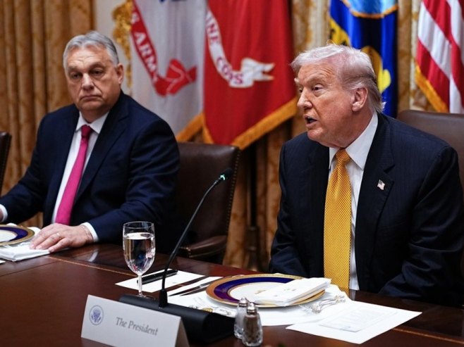 Орбан и Трамп у Бијелој кући: О америчким санкцијама, рату у Украјини, али и могућем састанку са Путином? (ВИДЕО)