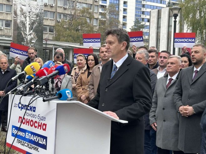Блануша започео кампању испред Народне скупштине
