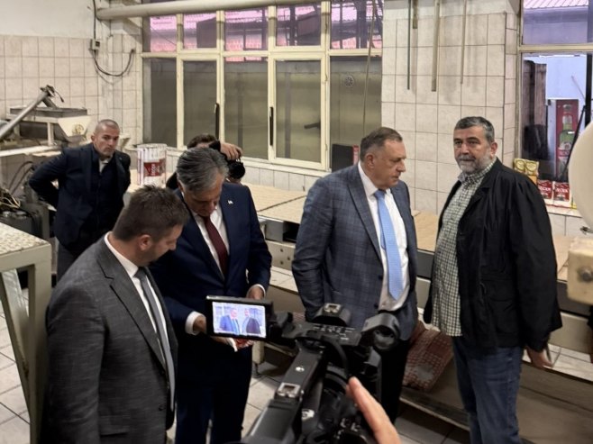 Додик и Каран у Рогатици; Посjетили фирму "Пауер"