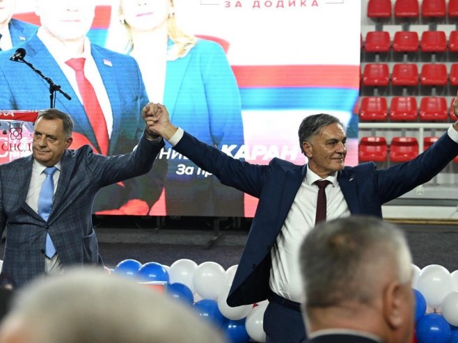 Каран: Предстојећи избори - борба за очување државности Српске (ФОТО)