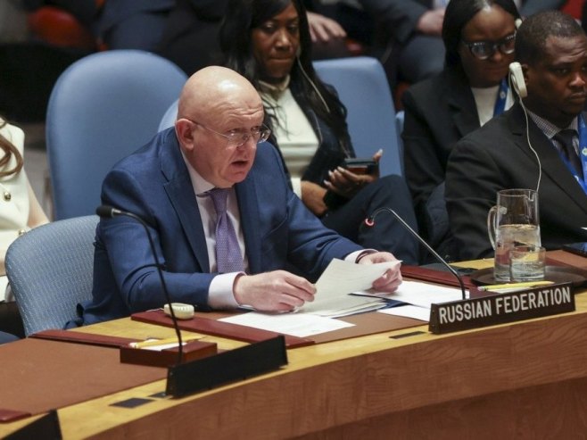 Василиј Небензја (Фото: EPA/SARAH YENESEL

, илустрација) - 