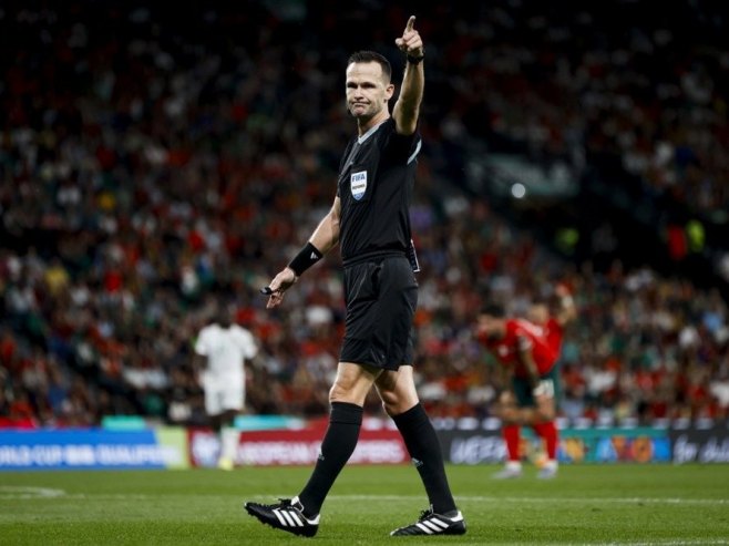 Словак Иван Кружлиак суди меч између Енглеске и Србије у квалификацијама за СП 2026.