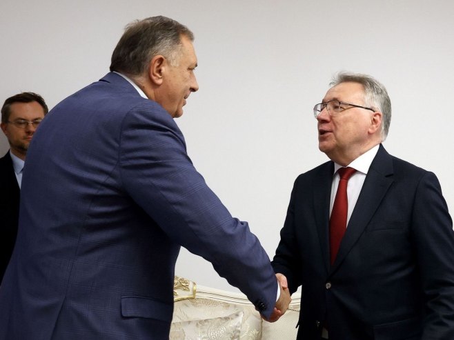 Додик са Калабуховом: Однос са Руском Федерацијом остаје стабилан на свим пољима