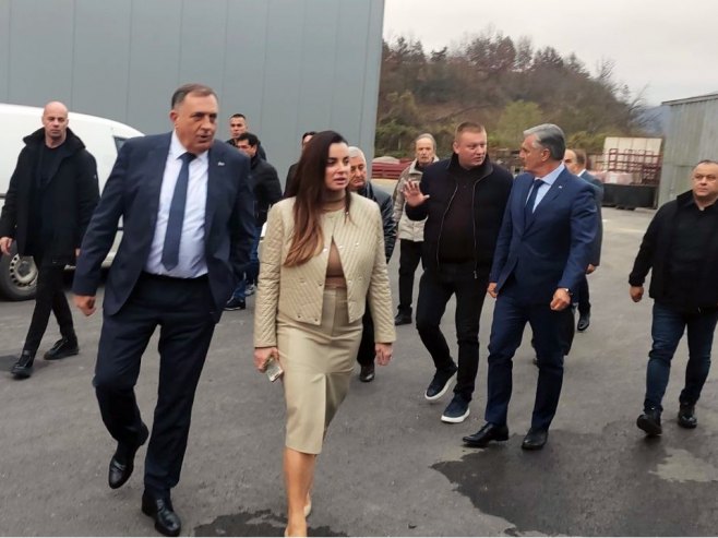 Додик и Каран у Рудом (фото: РТРС)