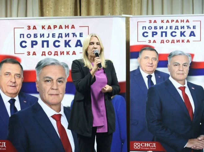 Цвијановић: Гласањем за Карана трасира се пут стабилности и развоја Српске