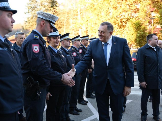 Додик у Милићима (фото: banjaluka.net/aleksandarstupar)