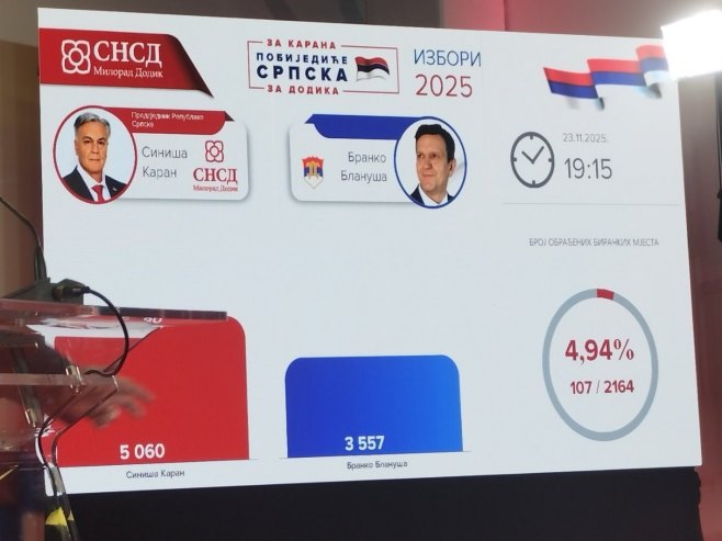 Први резултати (фото: РТРС)