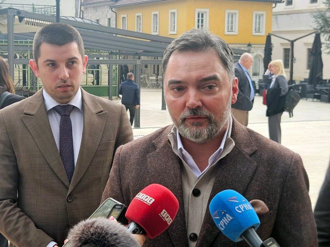 Денис Шулић и Сташа Кошарац - Фото: СРНА