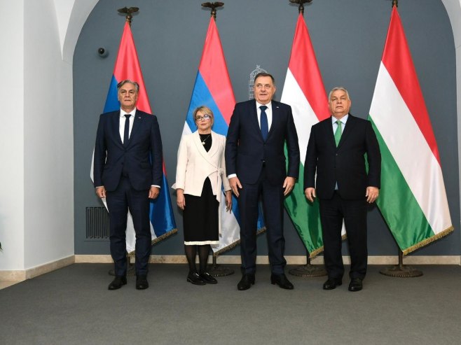 Додик, Каран и Тришић-Бабић са Орбаном у Мађарској (ВИДЕО)
