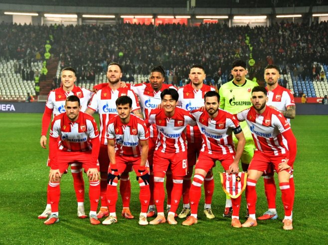 Fudbaleri Crvene zvezde (foto: TANJUG/ANA PAUNKOVIĆ)