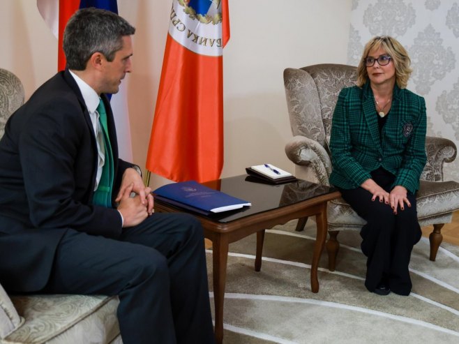 Тришић Бабић са Флемингом и Гинкелом: Интерес Српске да односи са САД буду стабилни и засновани на поштовању