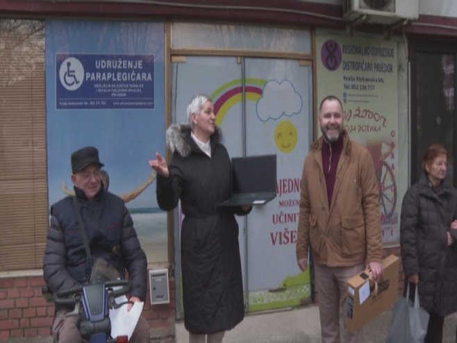 Донација Удружењу параплегичара, обољелих од дјечије парализе и других тјелесних инвалида