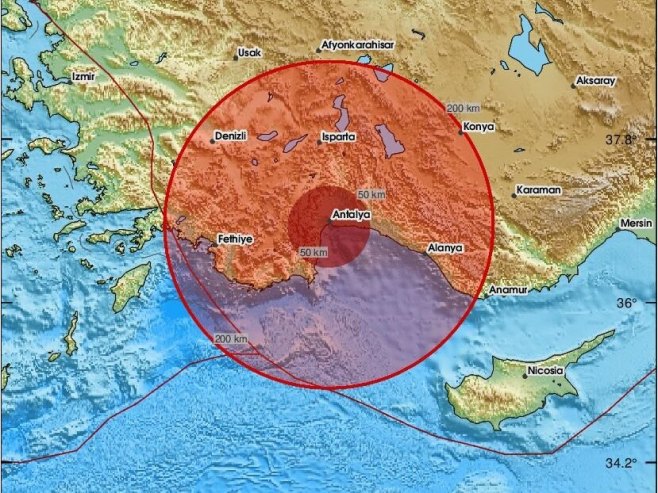 Турску погодио земљотрес јачине 5,3 степена