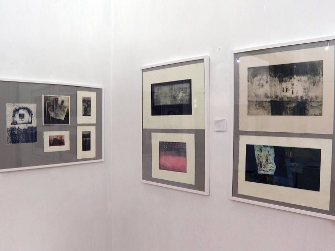 У Банском двору отворена изложба графика Ненада Зељића (ВИДЕО)