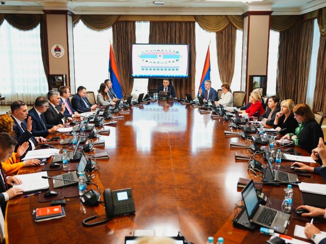 Сједница Владе Српске Сједница Владе Српске - Фото: Уступљена фотографија