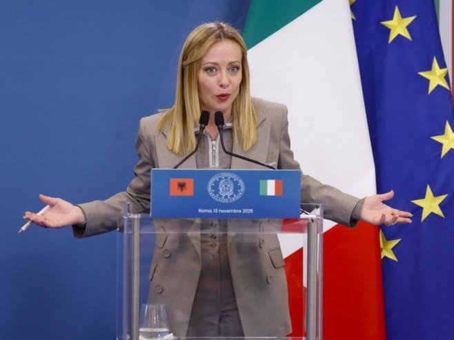 Ђорђа Мелони (Фото: EPA/FABIO FRUSTACI, илустрација) Ђорђа Мелони (Фото: EPA/FABIO FRUSTACI, илустрација) -