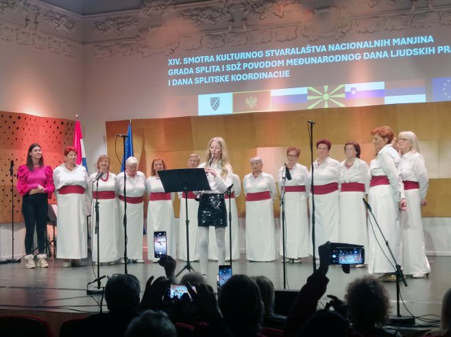 Сплит - 14. смотра културног стваралаштва националних мањина (Фото: Срна)