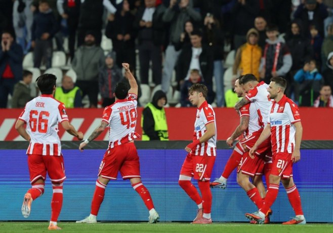 Фудбалери Црвене звезде побиједили Штурм у Грацу голом Мирка Иванића