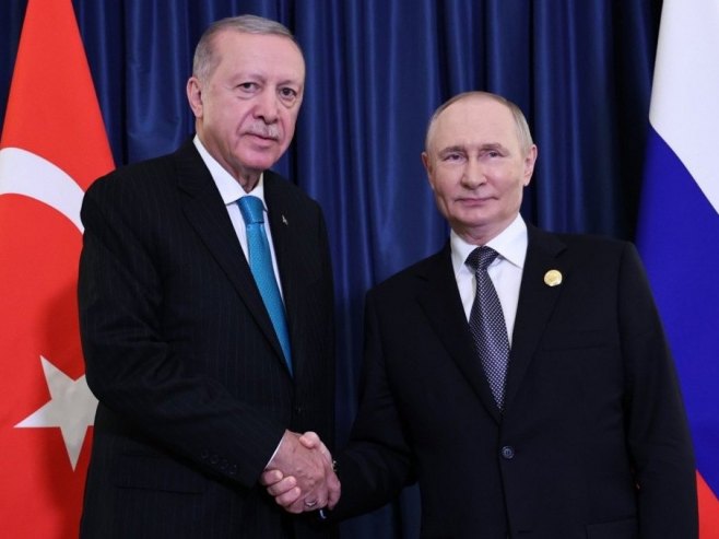 Путин и Ердоган разговарали 40 минута иза затворених врата (ВИДЕО)