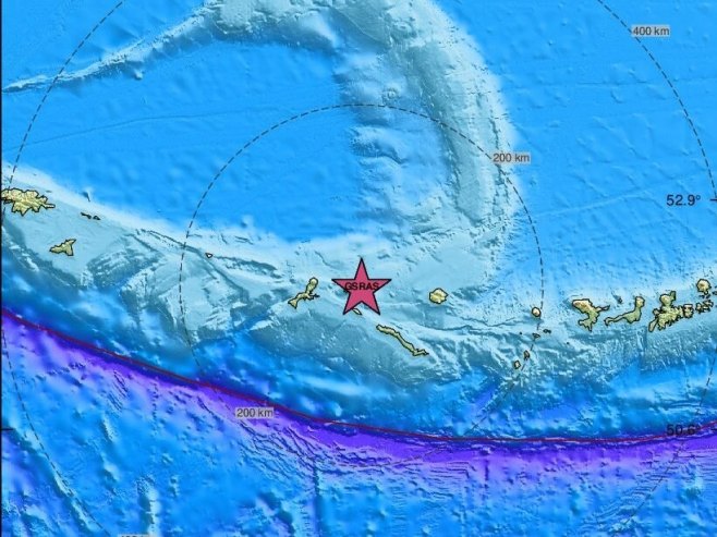 Земљотрес јачине 5,8 степени по Рихтеру погодио Аљаску