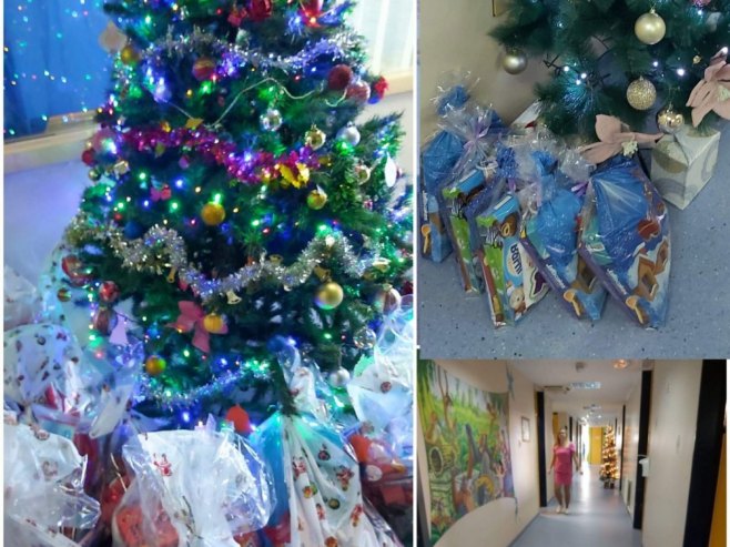 За најмлађе пацијенте у УКЦ-у пакетићи од запослених у Палати Републике