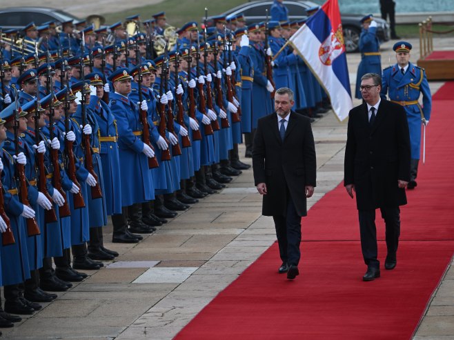 Предсједник Словачке у дводневној посјети Србији, састао се са Вучићем