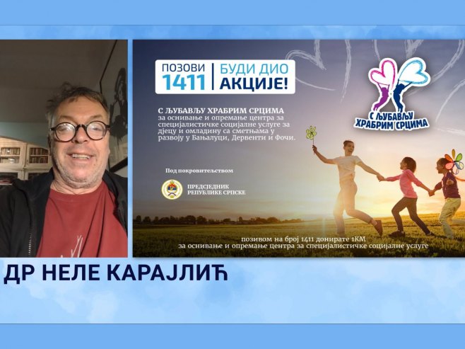 Карајлић: Да нам дјеца расту срећна и весела, позовимо 1411 (ВИДЕО)