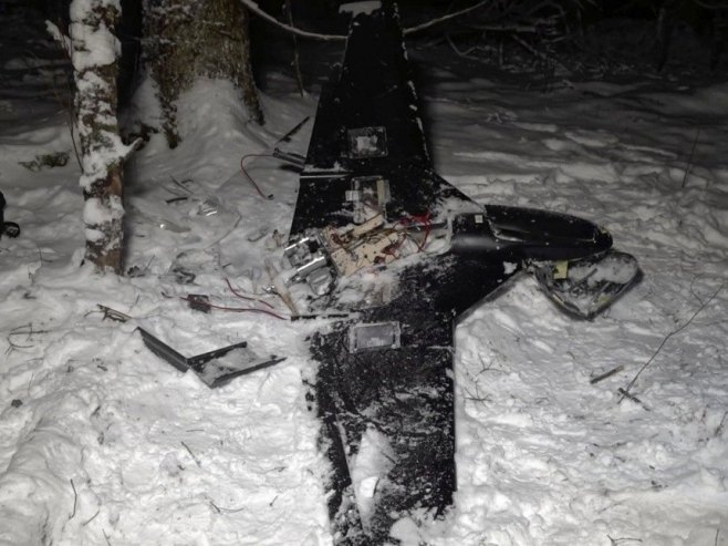 Оборени дрон (Фото: EPA/RUSSIAN DEFENCE MINISTRY PRESS SERVICE, илустрација) - 