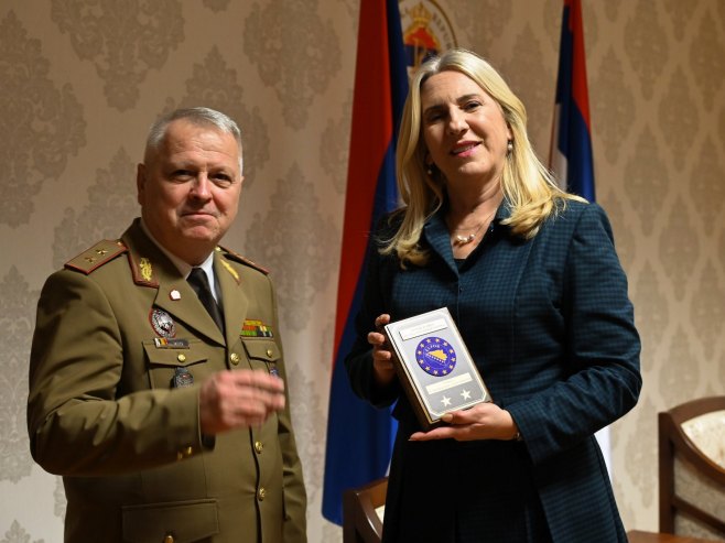 Цвијановић: Опроштајни сусрет са командантом Еуфора  Барбуом