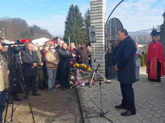 Додик: У једном дану убијено 30 одсто становништва Скелана, то се не смије заборавити