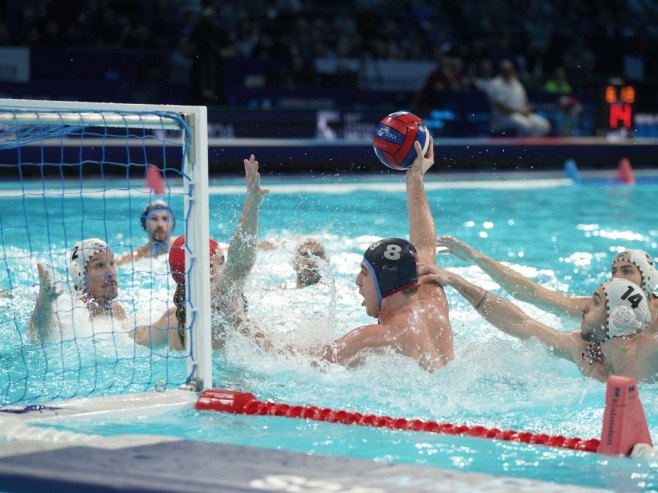 Ватерполо Србија - Мађарска (Фото: TANJUG/ MILO&Scaron; MILIVOJEVIĆ) 