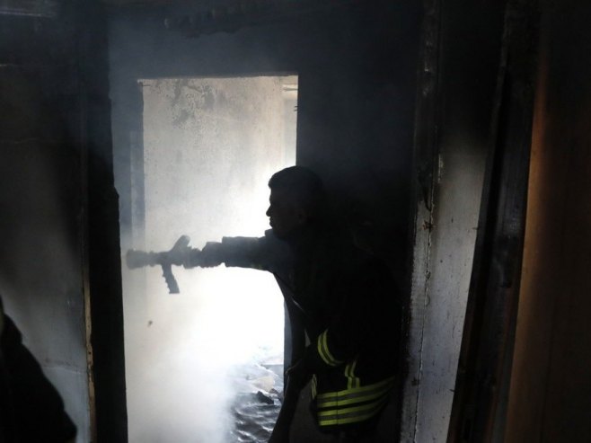 Избио пожар на кући у Мркоњић Граду