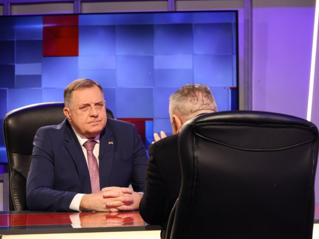 Милорад Додик, гост емисије Телеринг - Фото: ZIPAPHOTO/Borislav Zdrinja