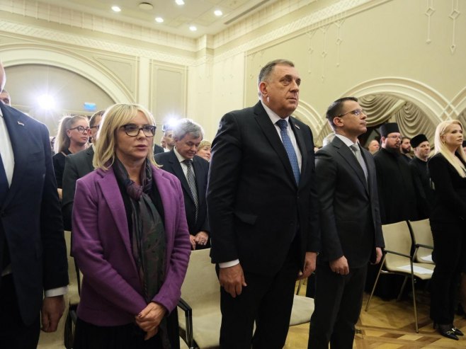 Тришић Бабић и Додик на Светосавској академији у Будимпешти