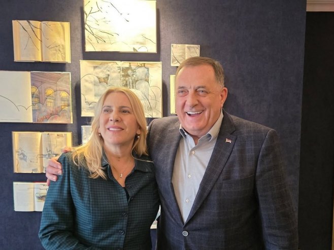 Цвијановић са Додиком: Ту смо (ФОТО)