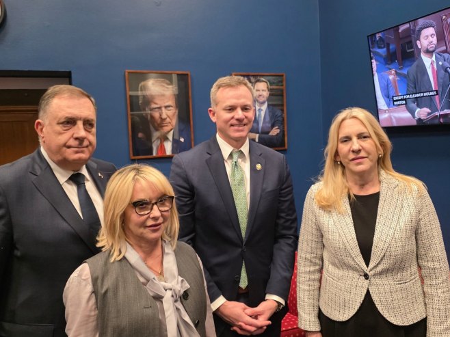 Цвијановић, Додик и Тришић Бабић са конгресменом Муром о позицији Српске