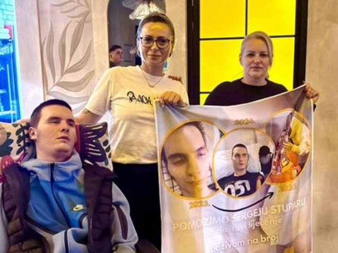 Отац и син из Лакташа освајају Килиманџаро за Сергеја