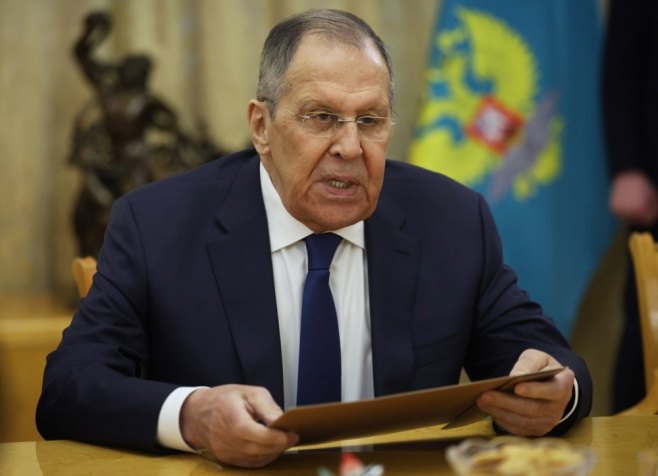 Сергеј Лавров (Фото: EPA/RAMIL SITDIKOV/POOL) - 