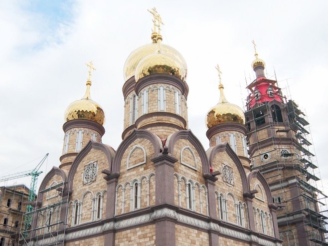 Изградња српско-руског храма у Бањалуци приводи се крају (ВИДЕО)