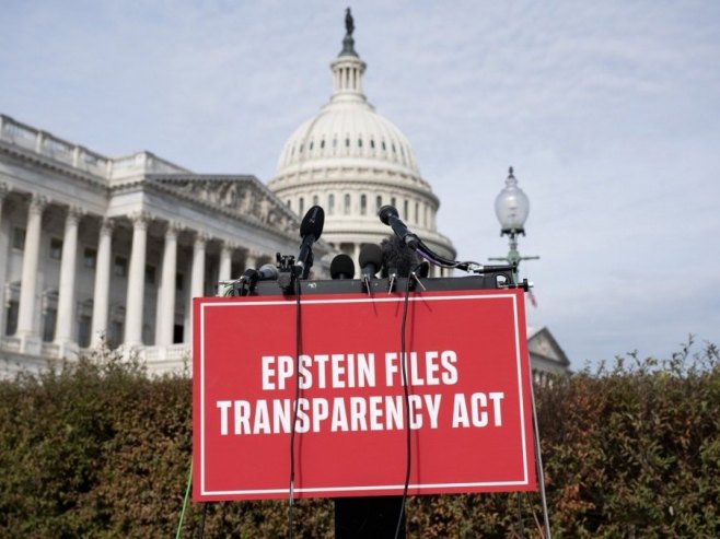 Епстинови документи (Фото: EPA/LUKE JOHNSON, илустрација) - 