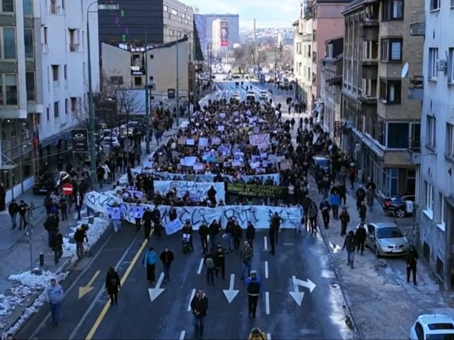 У Сарајеву завршени протести, наставак у суботу